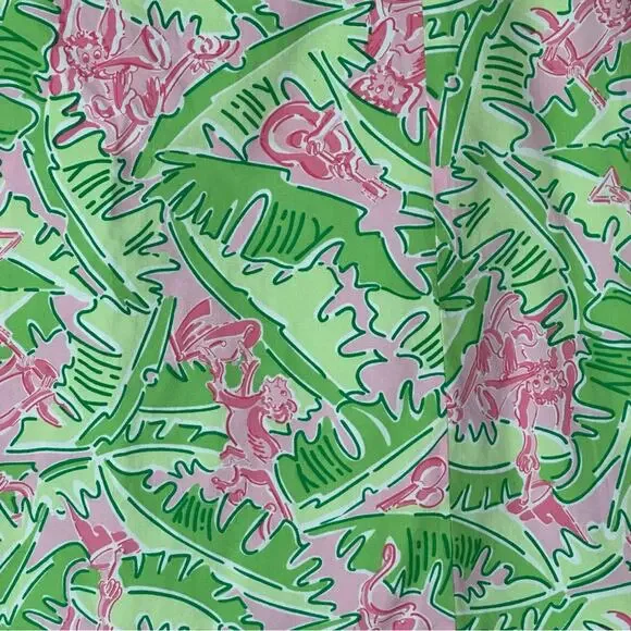 Lilly Pulitzer Vintage White Label Musical Monkeys Jungle Print skirt - Picture 2 of 10